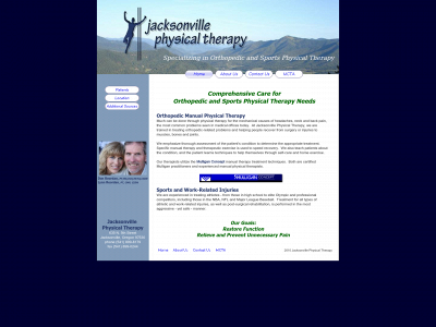 jacksonvillephysicaltherapy.com snapshot