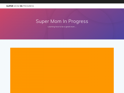 supermominprogress.com snapshot
