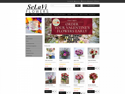 selaviflowers.ca snapshot