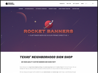 rocketbanners.com snapshot