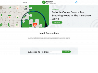 healthgazettezone.com snapshot