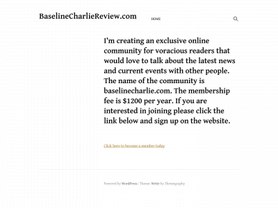 baselinecharliereview.com snapshot