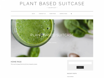 plantbasedsuitcase.com snapshot