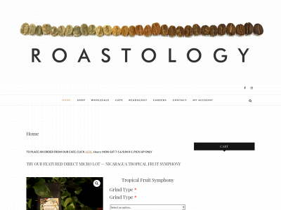 roastologycoffee.com snapshot
