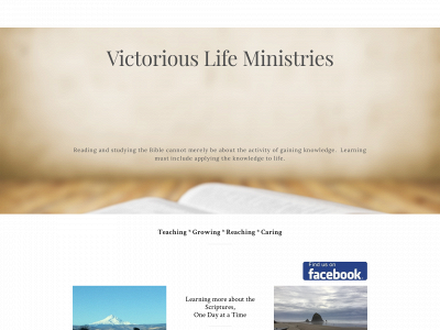 www.victoriouslifeministries.net snapshot