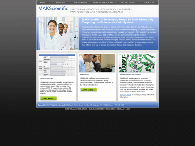 makscientific.com snapshot