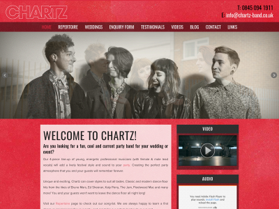 chartz-band.co.uk snapshot