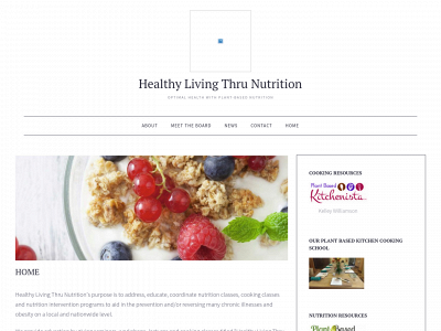 healthylivingthrunutrition.org snapshot