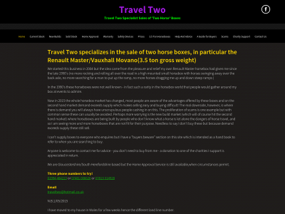 traveltwohorseboxes.co.uk snapshot