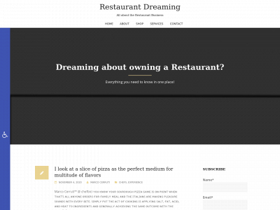 restaurantdreaming.com snapshot