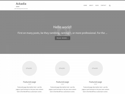 ackadia.co.uk snapshot