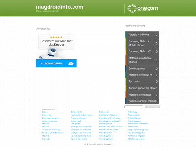 magdroidinfo.com snapshot