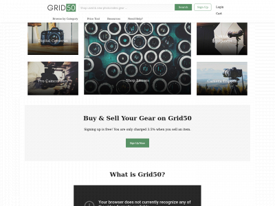 grid50gear.com snapshot