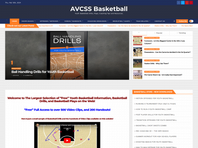 avcssbasketball.com snapshot