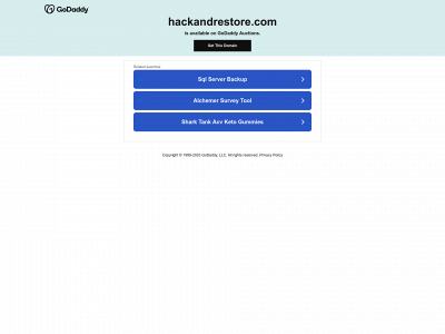 www.hackandrestore.com snapshot