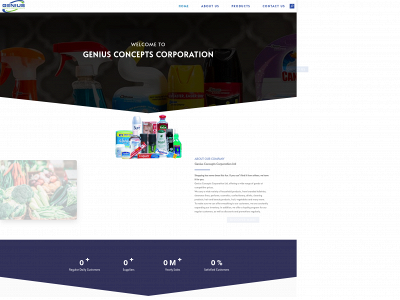 genius-concepts-corporation.com snapshot