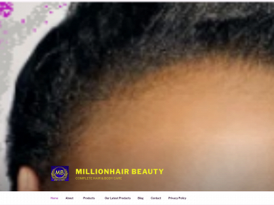 millionhairbeauty.com snapshot