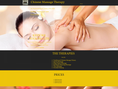 massageincrewe.co.uk snapshot
