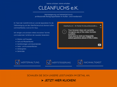 cleanfuchs.de snapshot