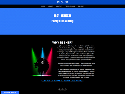 thedjsher.weebly.com snapshot