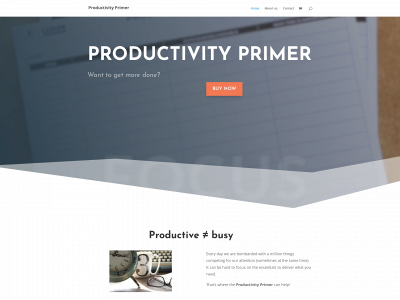 productivityprimer.com snapshot