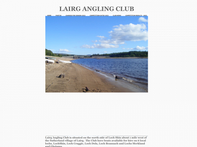 lairg-angling-club.co.uk snapshot