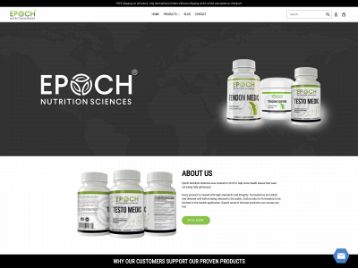 epochnutritionsciences.com snapshot