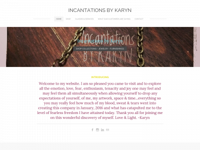 incantationsbykaryn.weebly.com snapshot