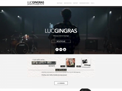 www.lucgingras.com snapshot