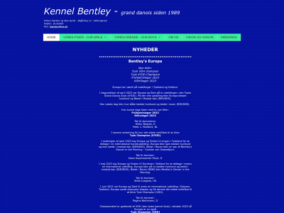 kennel-bentley.dk snapshot