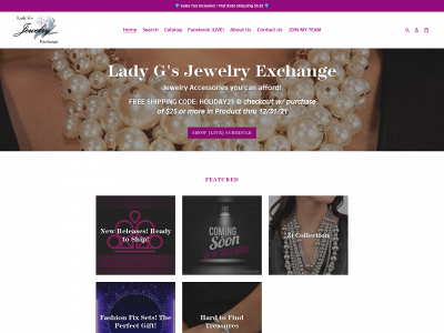 ladygsjewelryexchange.com snapshot