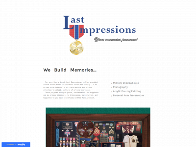 www.lastimpressionsboxes.com snapshot