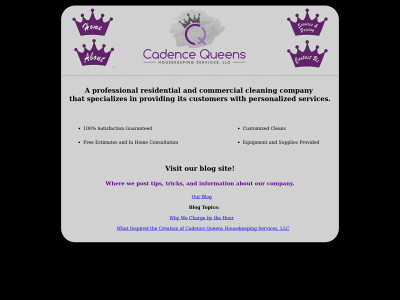 cadence-queens.com snapshot