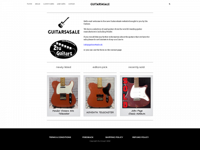 www.guitars4sale.uk snapshot