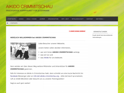 aikido-crimmitschau.org snapshot