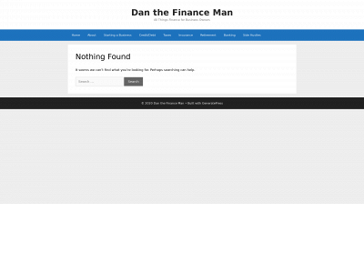 danthefinanceman.com snapshot