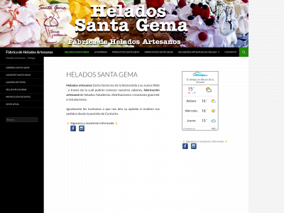 www.heladossantagema.com snapshot