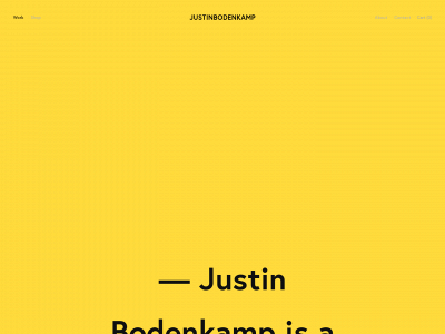 justinbodenkamp.com snapshot