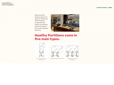 healthypartitions.com snapshot