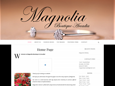 magnoliaboutiquearcadia.com snapshot