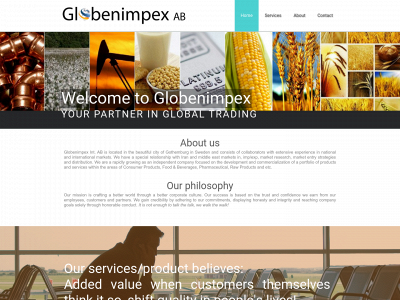 globenimpex.com snapshot