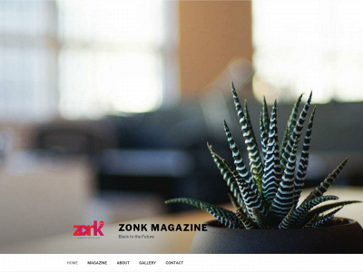 zonkmagazine.com snapshot