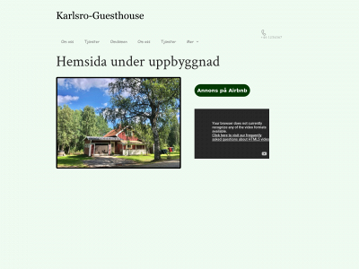 karlsro-guesthouse.se snapshot