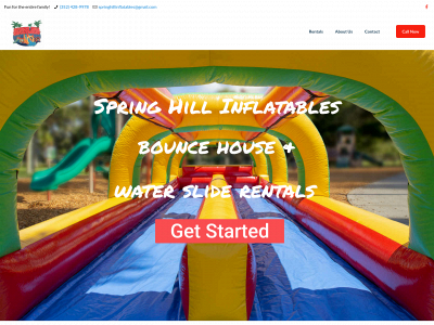 springhillinflatables.com snapshot