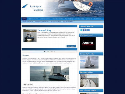 lymingtonyachting.co.uk snapshot