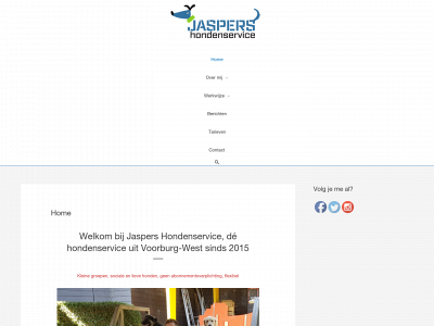 jaspershondenservice.nl snapshot