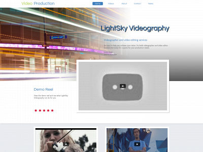 lightskyvideography.com snapshot