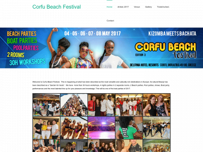 corfubeachfestival.com snapshot