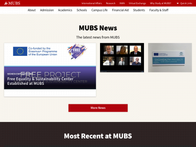 mubs.edu.lb snapshot
