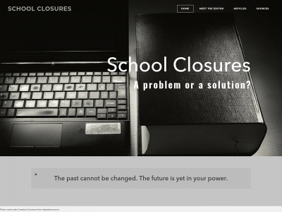 school-closures.weebly.com snapshot